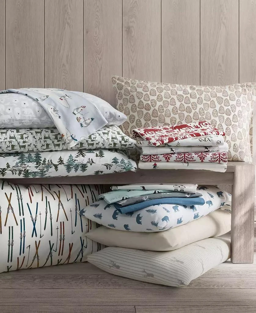 Eddie Bauer Holiday Cotton Flannel 3 Pc. Sheet Set, Twin 6