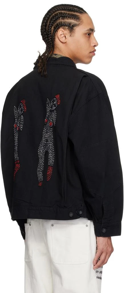 Glass Cypress Black Canvas Jacket 3