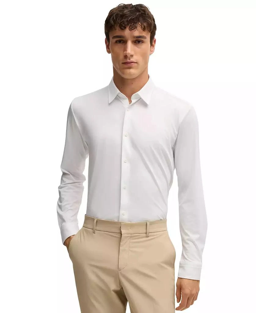 Hugo Boss Men's Slim-Fit Performance-Stretch Shirt 1