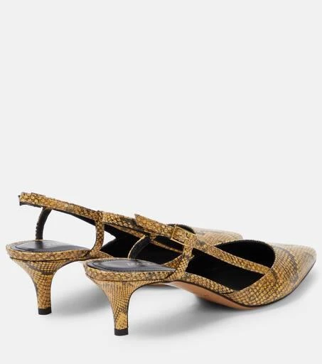 Isabel Marant Pilia leather slingback pumps 3