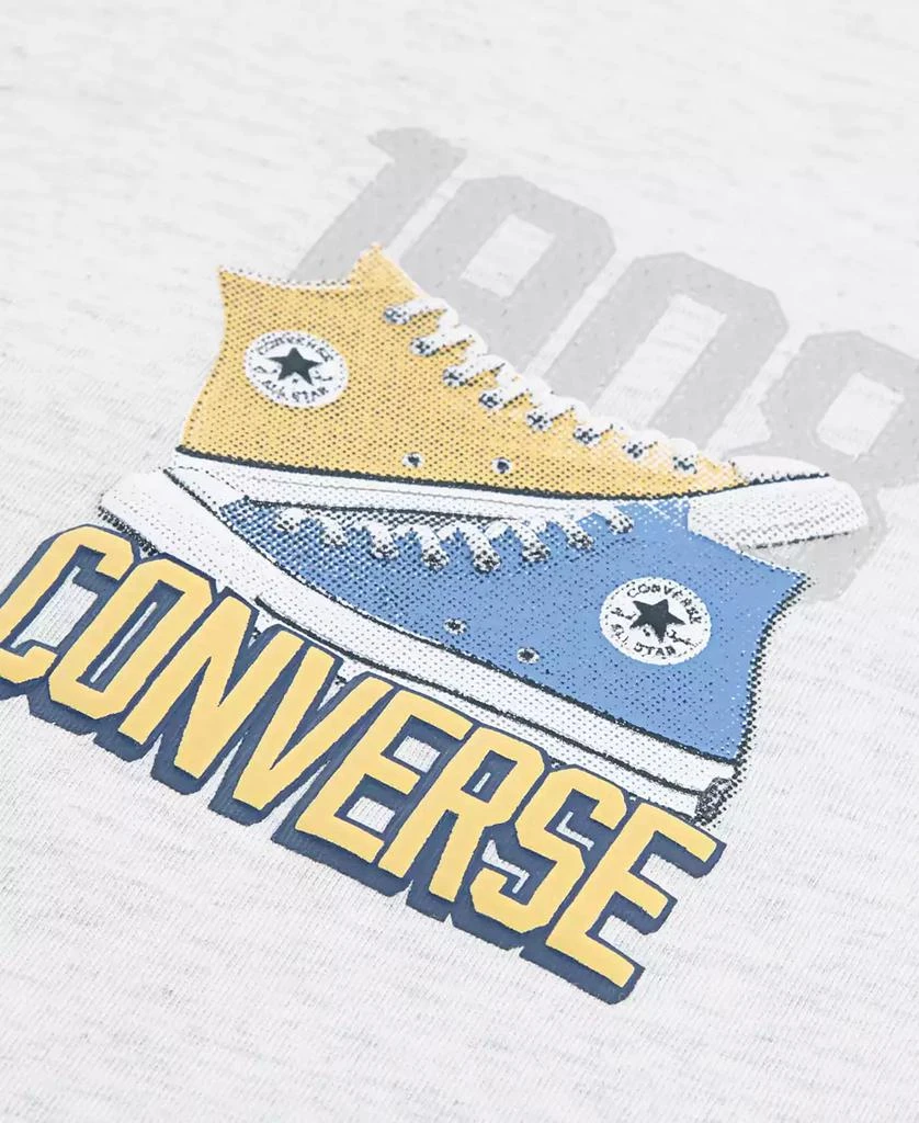 Converse Big Boys Retro Front Back Sneaker T-shirt 3