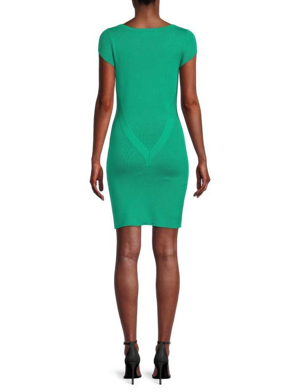 Victor Glemaud Rib Knit Bodycon Mini Dress 2
