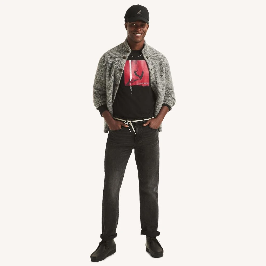 Nautica Mens 1983 Graphic Long-Sleeve T-Shirt 2