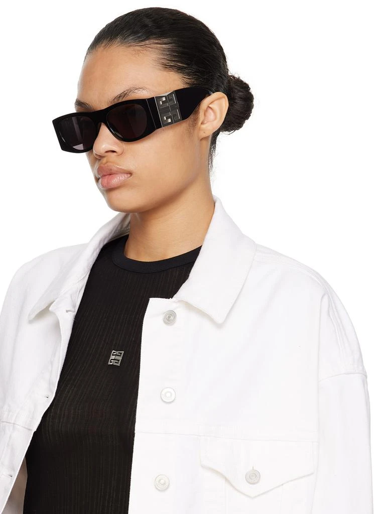 Givenchy Black Thick Logo Sunglasses 4