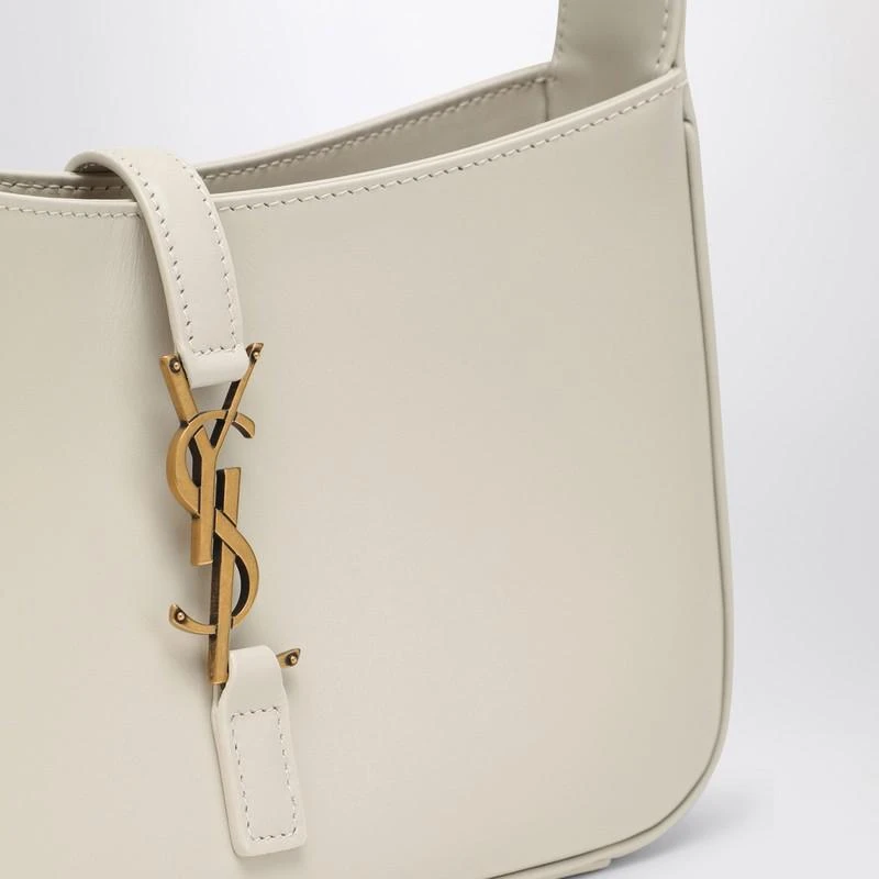 Yves Saint Laurent Cream-coloured leather monogram shoulder bag 7