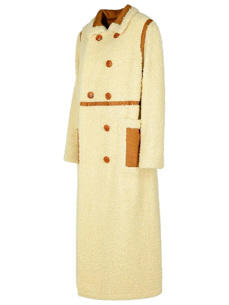 STAND STUDIO bibi Cream Faux Fur Coat 2