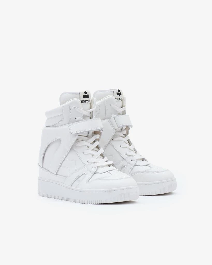 Isabel Marant ISABEL MARANT, ELLYN LEATHER SNEAKERS - Women - White - 38 1
