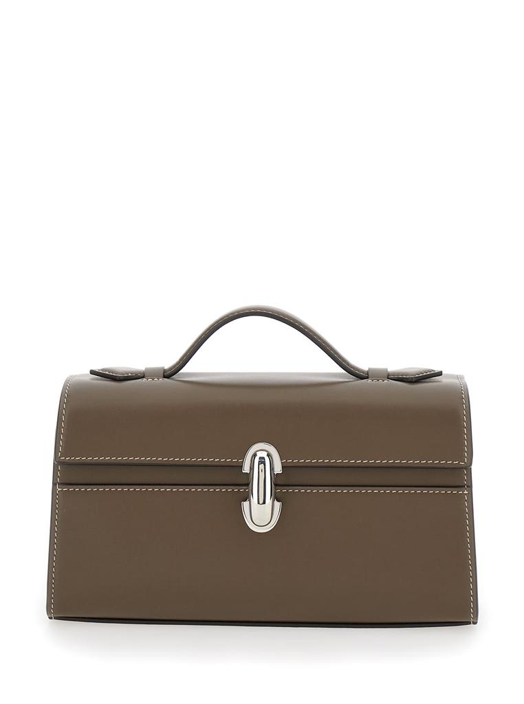 SAVETTE Symmetry Pochette In Smooth Calf Leather - Tote Bags