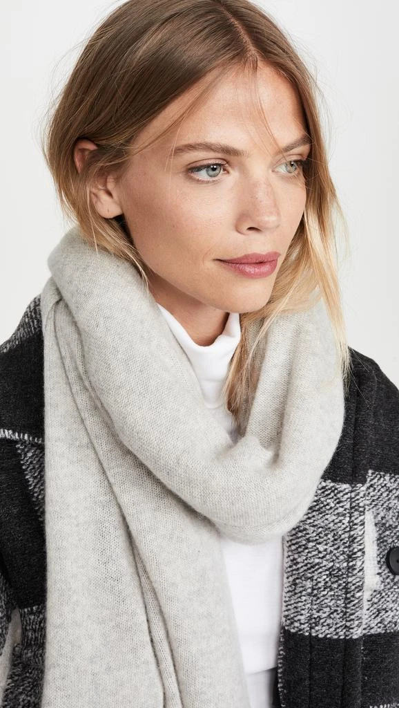 White  Warren Cashmere Travel Wrap Scarf 4