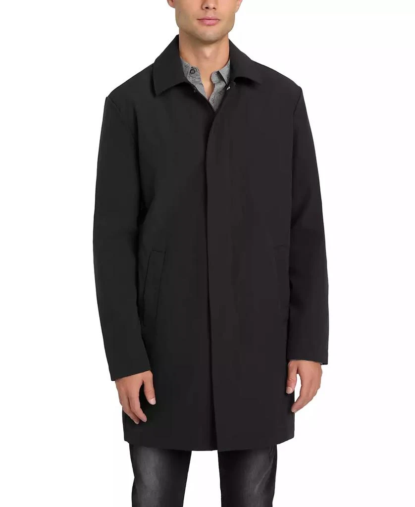 GUESS Men's Lightweight Water Resistant Ripstop Trench Coat 1