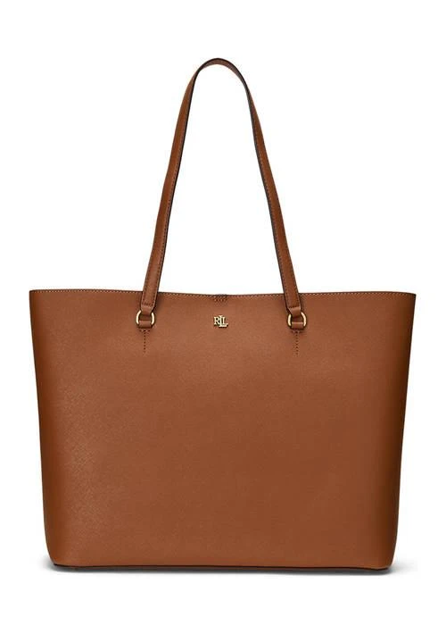 Ralph Lauren Ralph Lauren Crosshatch Leather Large Karly Tote Bag 1