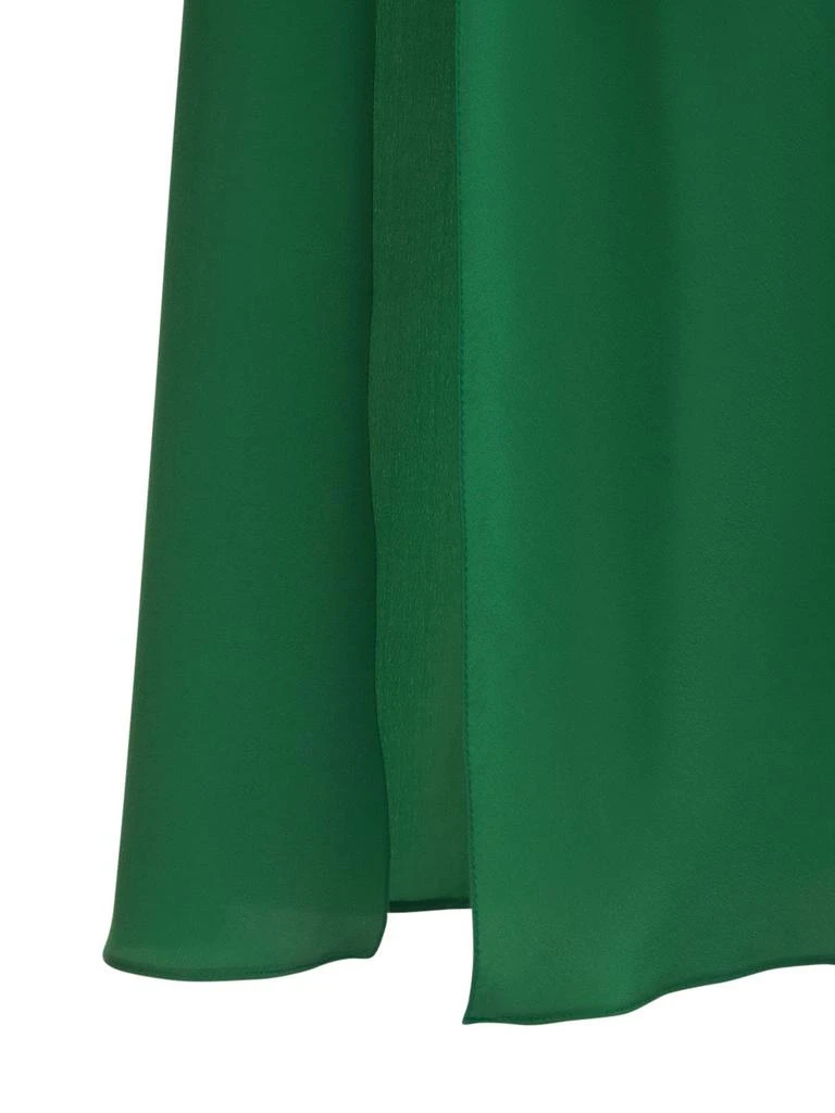 Costarellos Silk Crepe Kaftan Dress 8