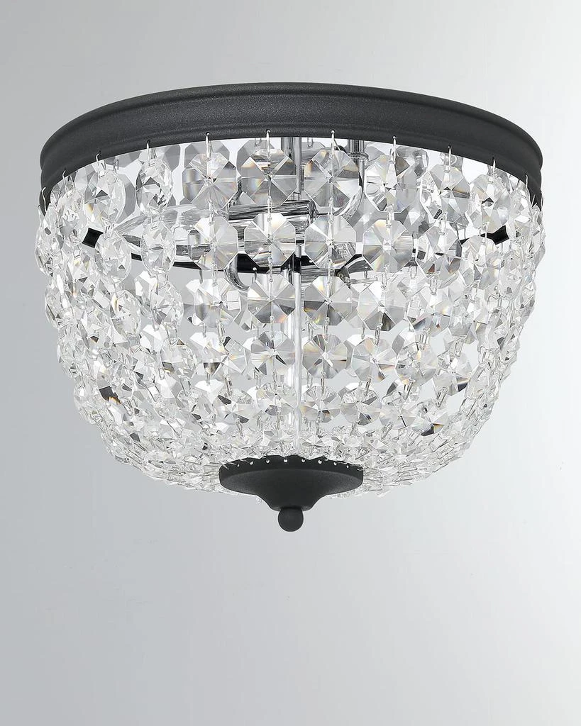 Crystorama Nola 2-Light Outdoor Flush Mount 2