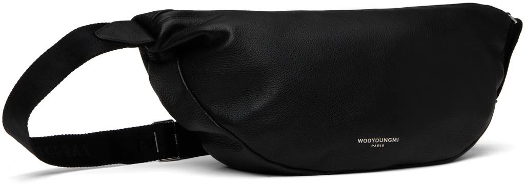 Wooyoungmi Black Leather Moon Bag 2
