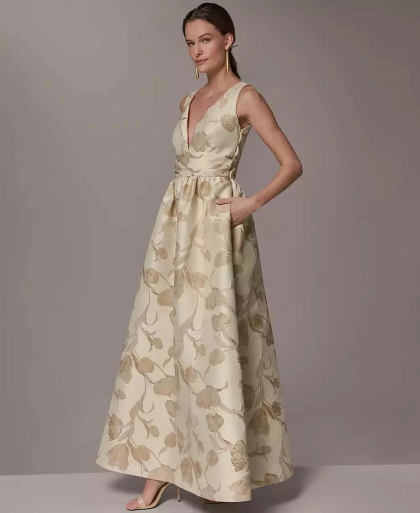 Donna Karan Women
s V-Neck Ball Gown 3