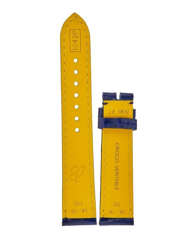 BREITLING Breitling 18mm Blue Alligator Leather Strap 1042P 2