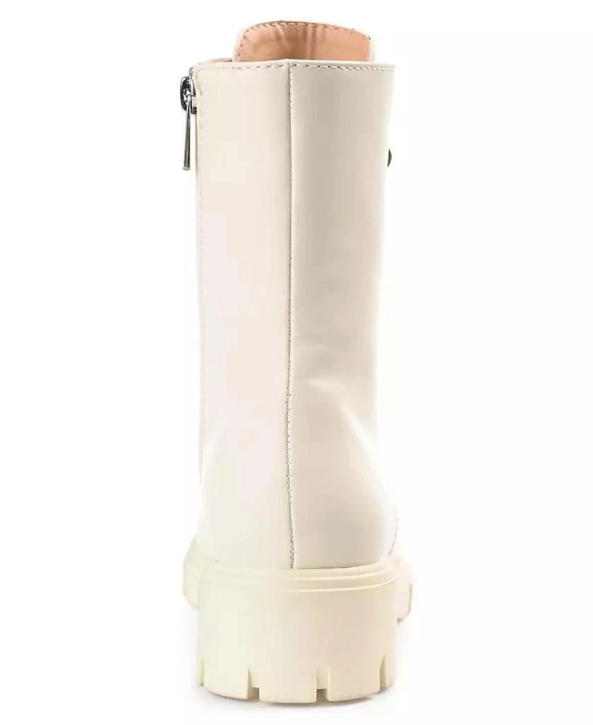 Journee Collection Women's Madelynn Lace Up Lug Sole Combat Boots 8