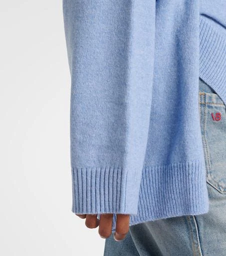 Victoria Beckham Gathered asymmetric wool sweater 6
