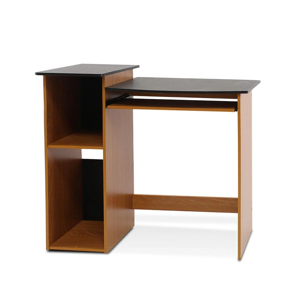 Furinno Econ Multipurpose Computer Writing Desk, Light Cherry/Black