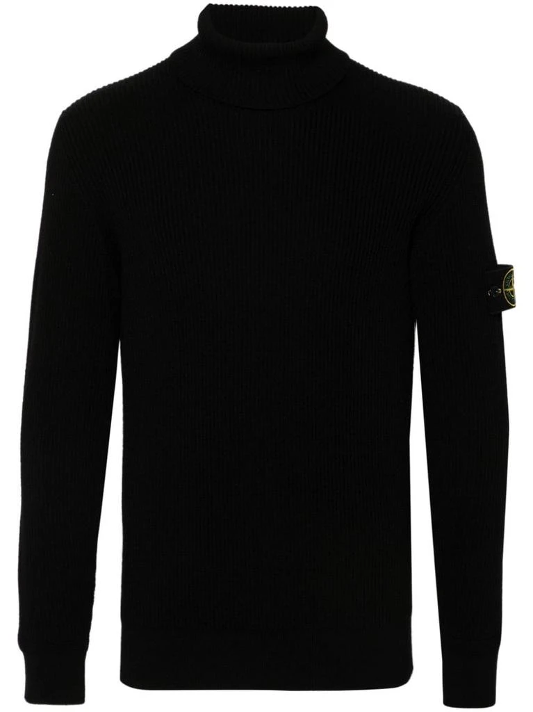 Stone Island STONE ISLAND - Turtleneck With Logo 1