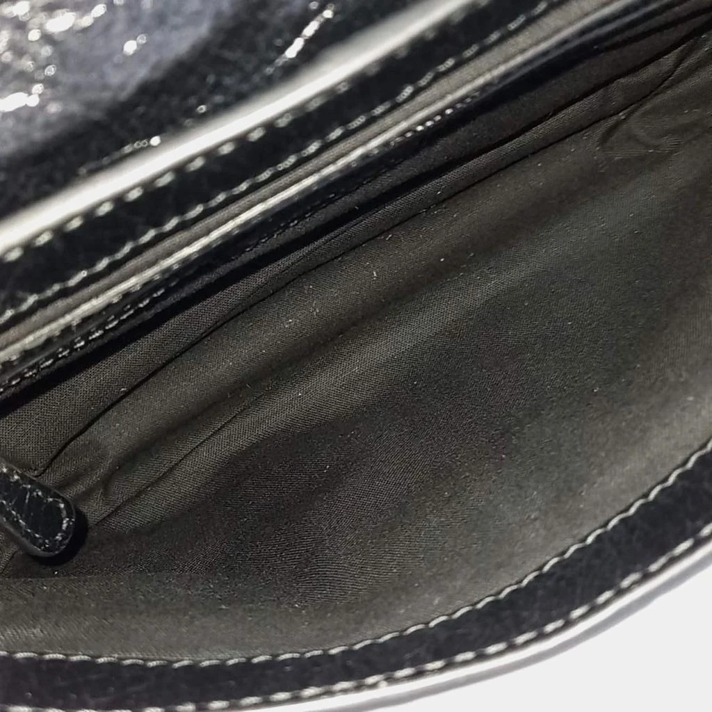Balenciaga Balenciaga  Black Leather XS Le Cagol Flap Bag 6