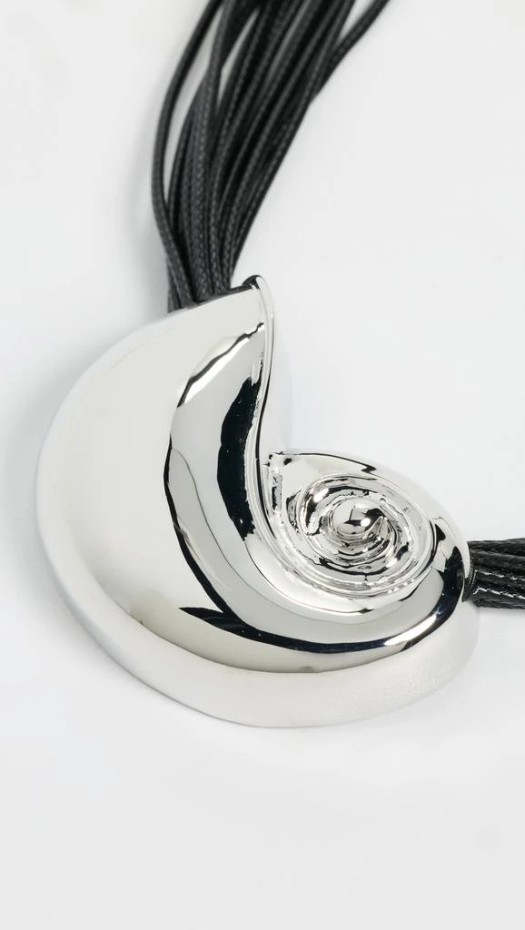 Kenneth Jay Lane Black Cord Necklace 3
