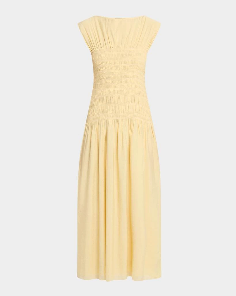 Rag & Bone Skye Smocked Drop-Waist Dress 1