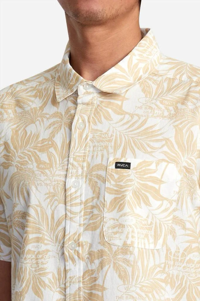 RVCA Rvca - Rvgazi Short Sleeve Woven Shirt 4
