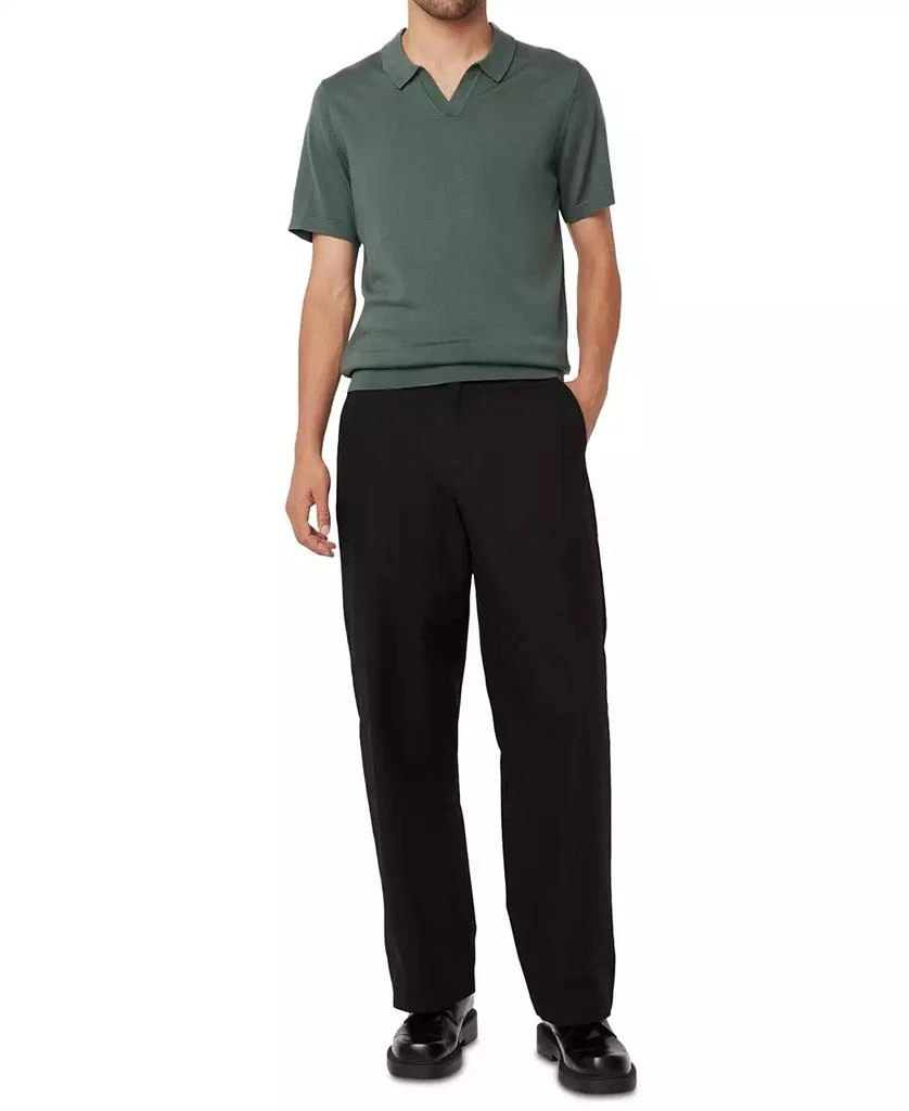 Frank And Oak Men's Regular-Fit Sweater-Knit Merino Wool Polo Shirt 3