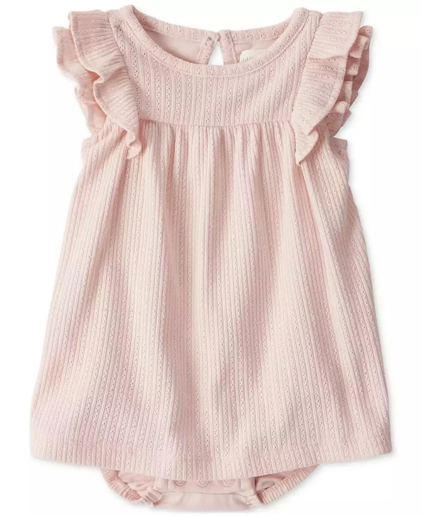 Carter's Baby Girls Organic Cotton Pointelle Bodysuit Dress 1