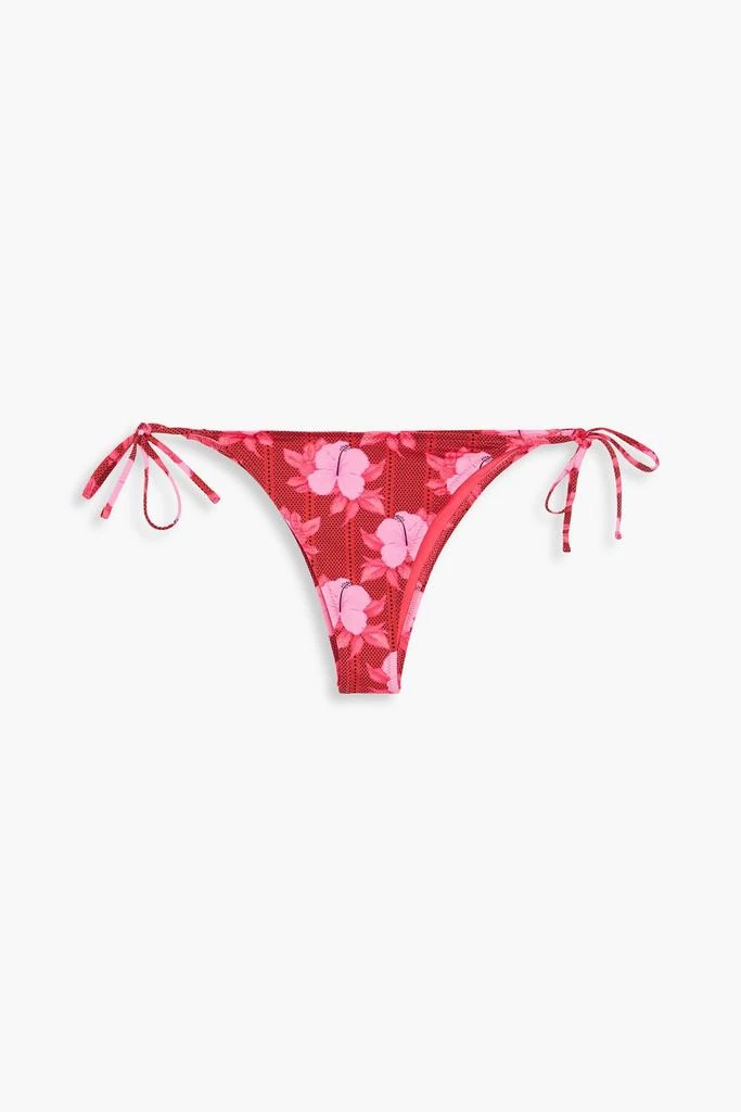 Fisch Chanzy floral-print stretch-ECONYL® bikini briefs 1