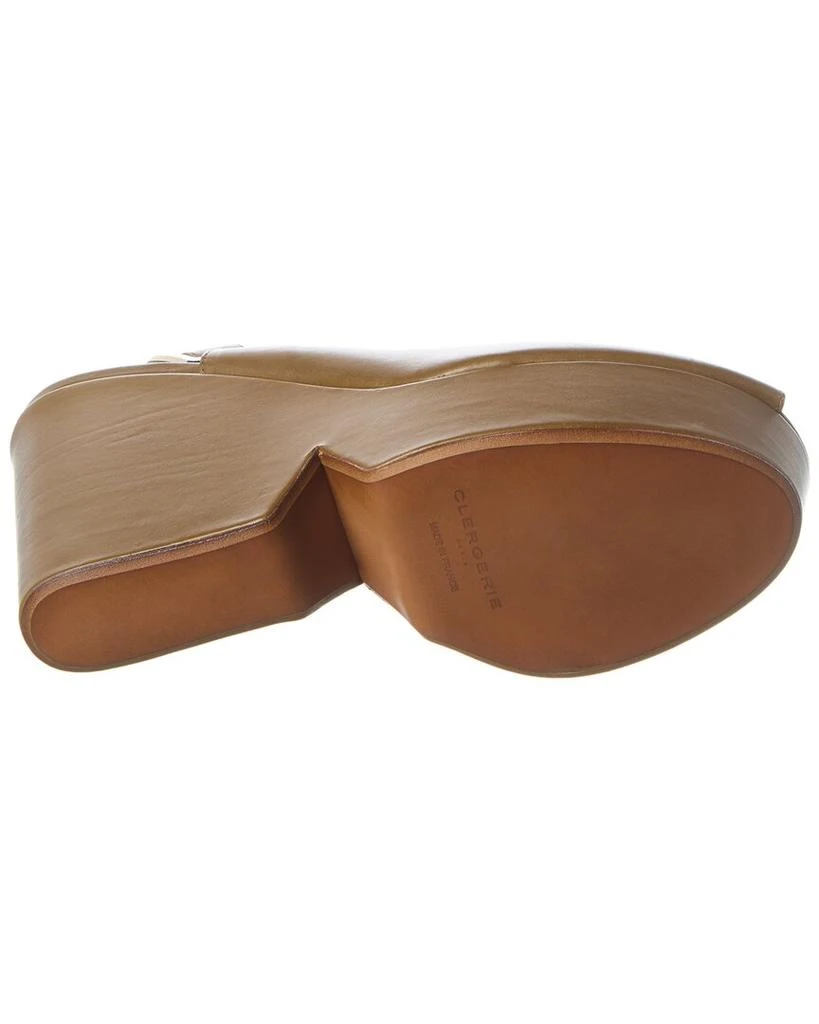 Clergerie Dylan Leather Slingback Sandal 4