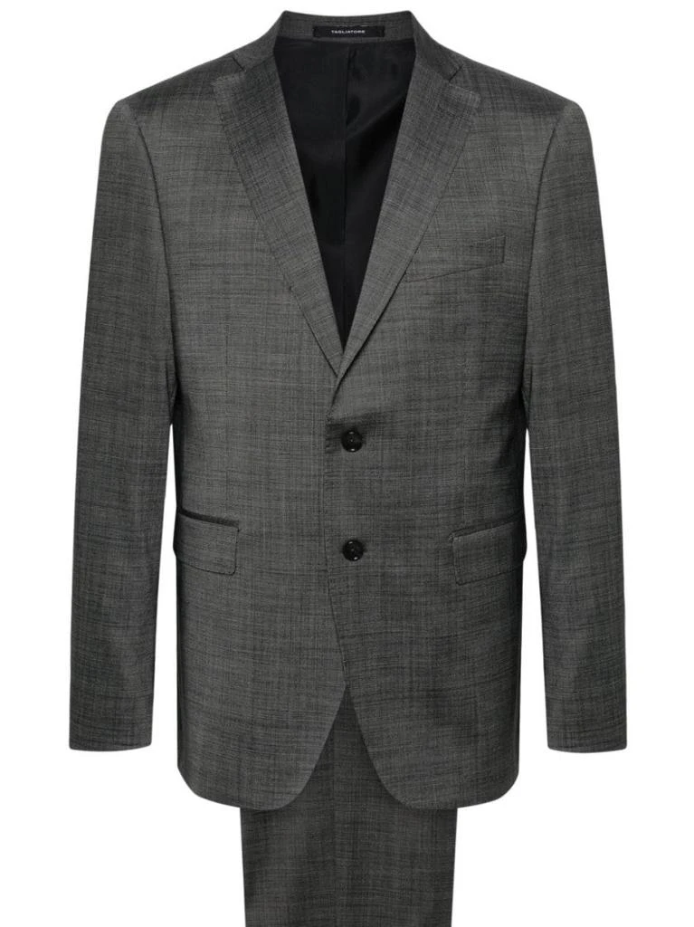 TAGLIATORE Grey Wool Suit 1