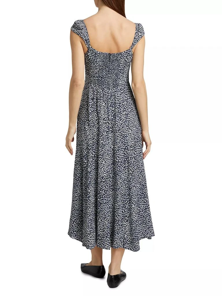 Reformation Bryson Floral Sweetheart Midi-Dress 5