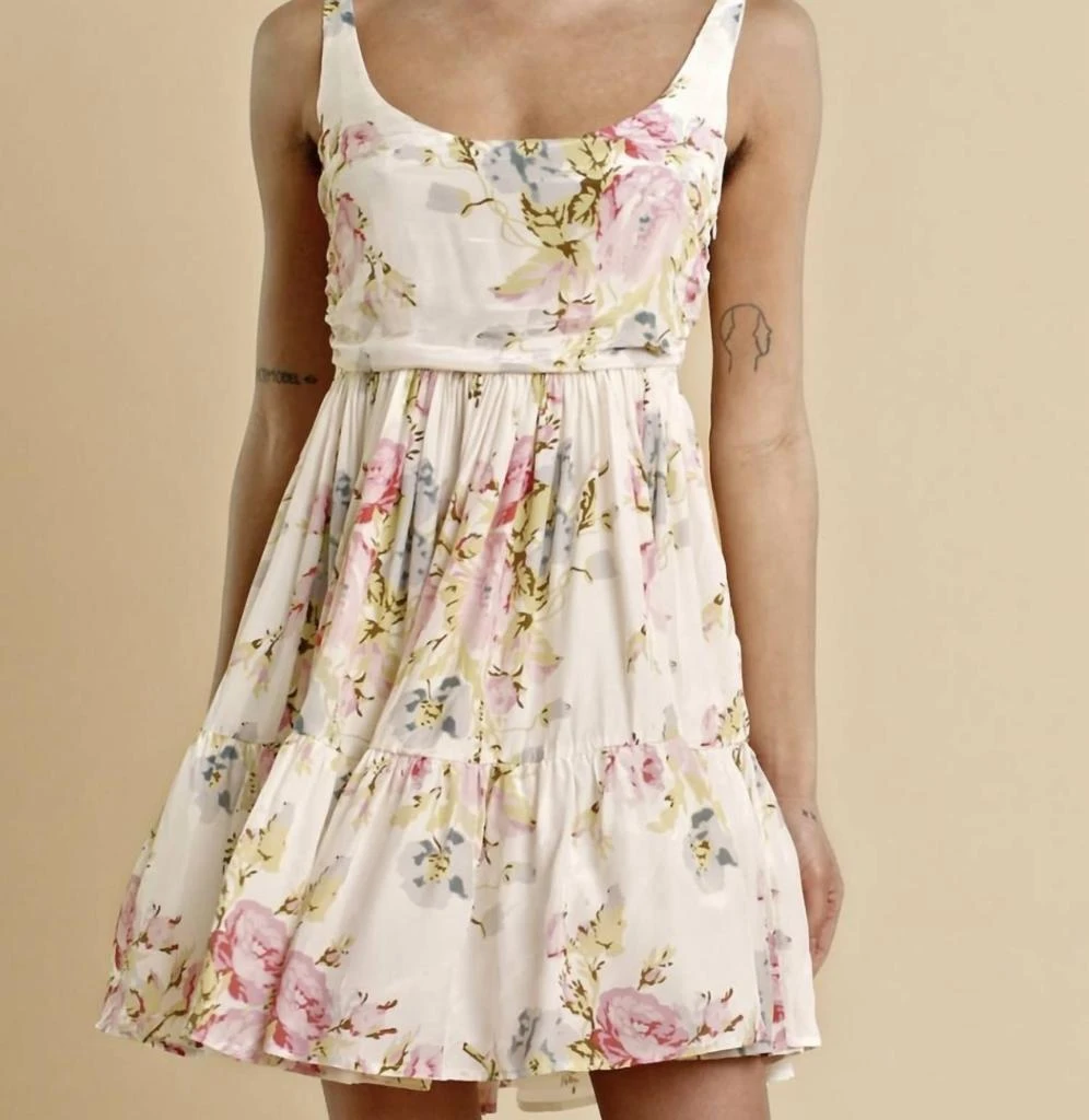 BYTIMO Satin Mini Strap Dress 1