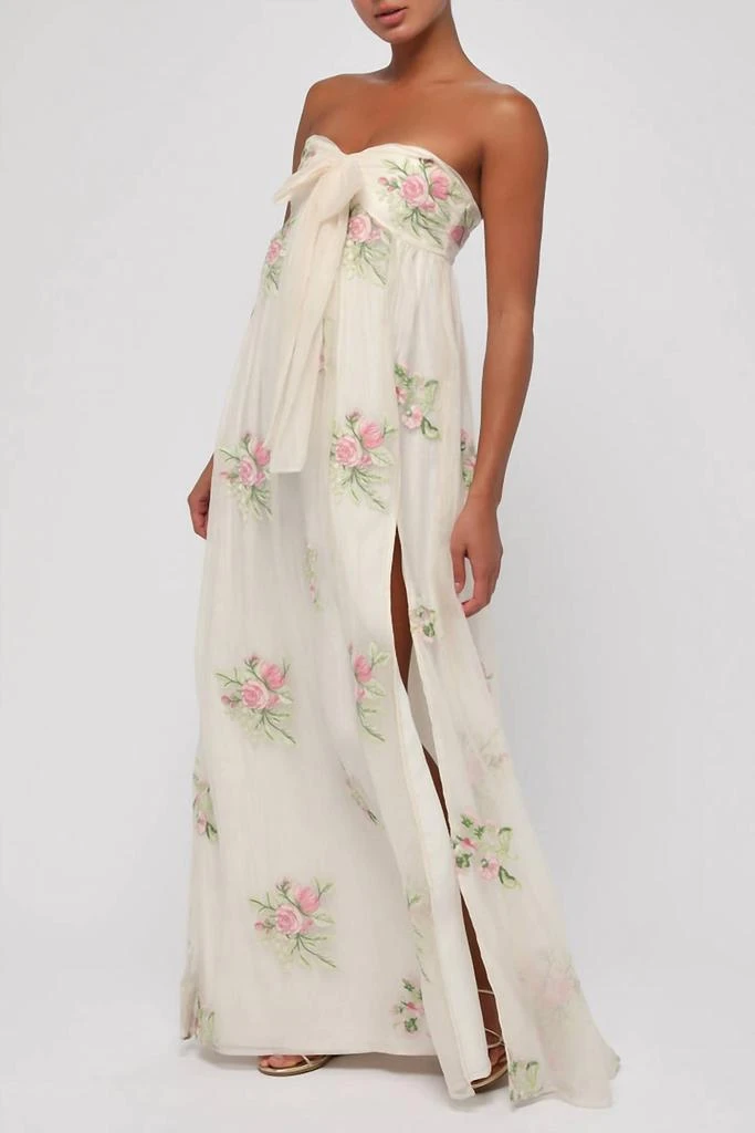 princess polly baby blue dress Lulus - Fiona Strapless Embroidered Maxi Dress – On Sale Now with Up to 33%  Off