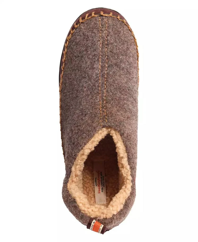 Weatherproof Vintage Men's Vintage Felt Bootie with Faux Shearling Lining and Indoor-Outdoor Sole Slipper 4