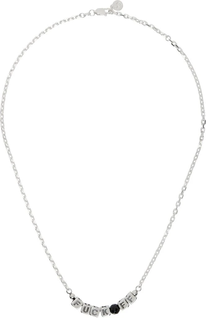 Stolen Girlfriends Club Silver No Apologies Necklace 1