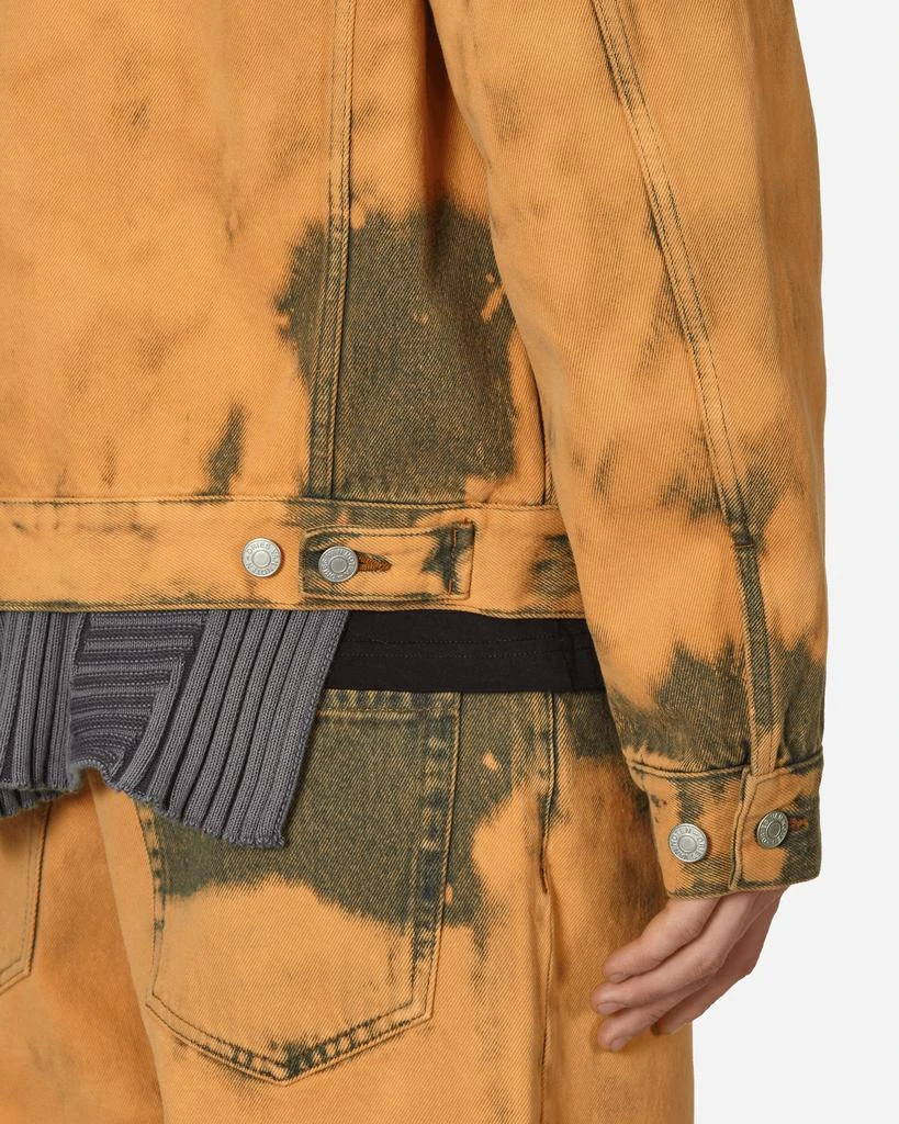 Dries Van Noten Loose Fit Tie-Dye Denim Jacket Light Rust 5