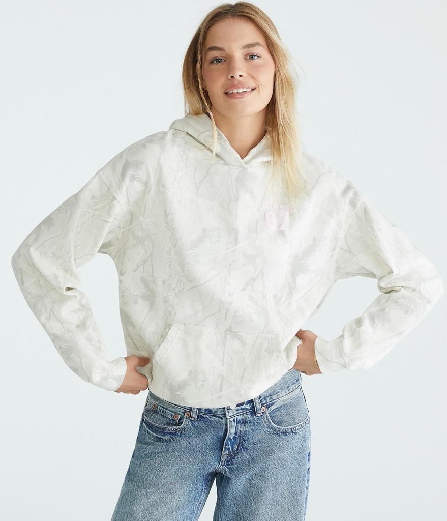 Aeropostale New York 87 Forest Camo Pullover Hoodie