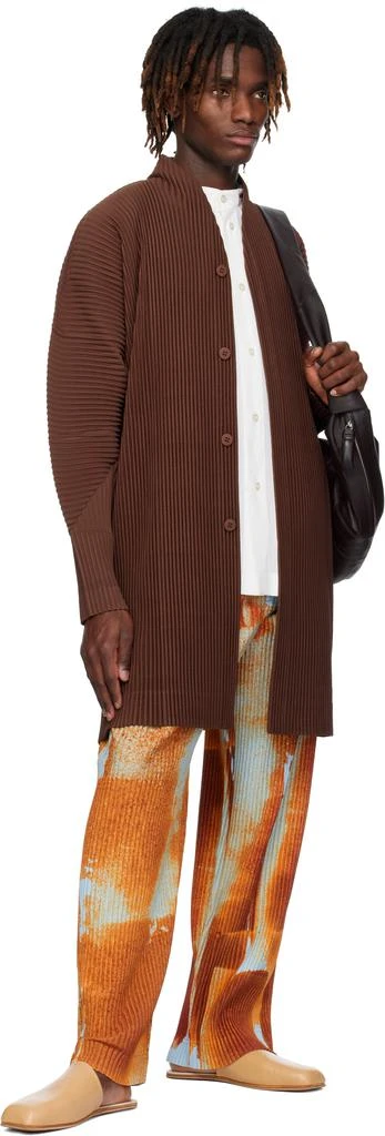 Homme Plissé Issey Miyake Brown Monthly Color February Coat 4
