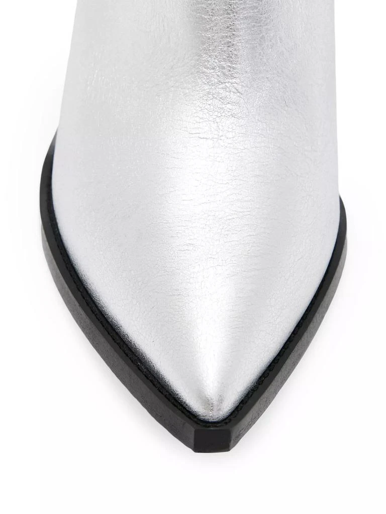 ALL SAINTS Ria Metallic Leather Chelsea Boots 4