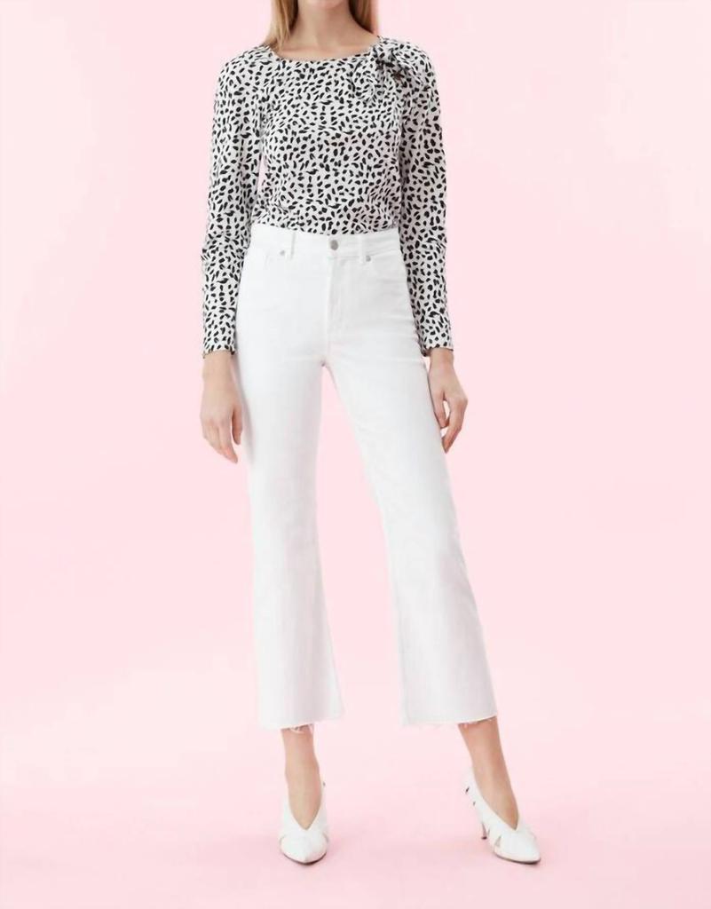 Rebecca Taylor Rebecca Taylor - Ines Kick Boot High Rise Crop Jeans
