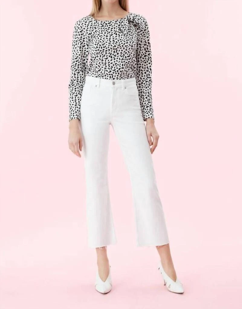 Rebecca Taylor Rebecca Taylor - Ines Kick Boot High Rise Crop Jeans 1