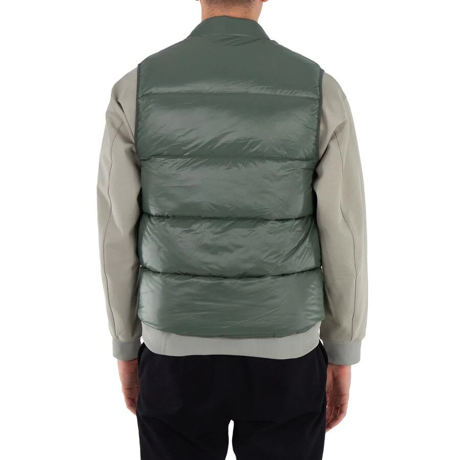HOLZWEILER Men's Dark Green Shiny Daff Down Vest 3
