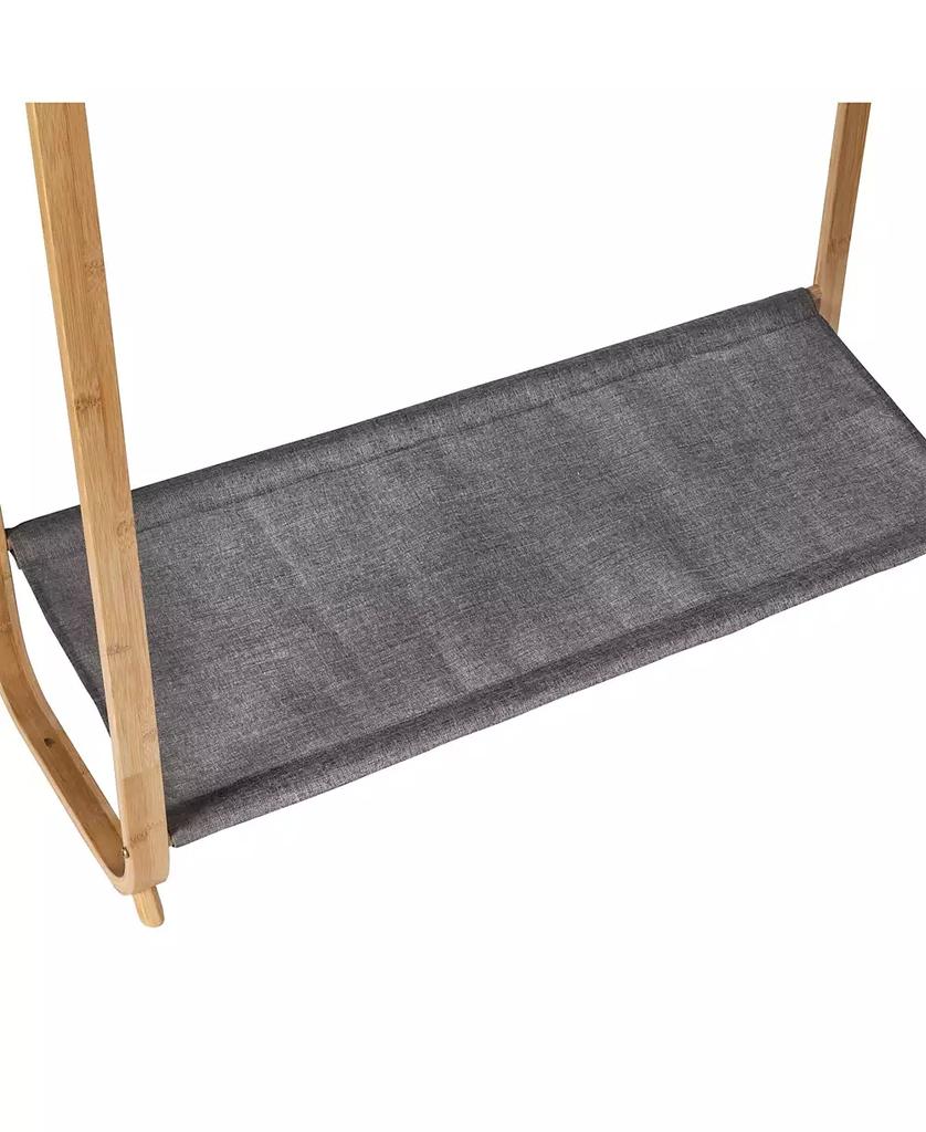 Honey Can Do Bamboo & Canvas Garment Rack