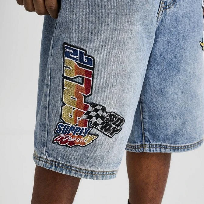 SUPPLY & DEMAND Men's Supply & Demand Buddy Denim Jean Shorts 6