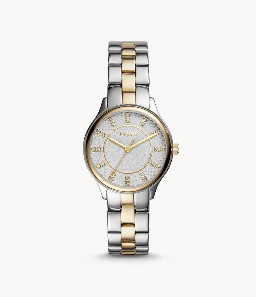 Fossil Women's Modern Sophisticate Three-Hand, Two-Tone Stainless Steel Watch 1