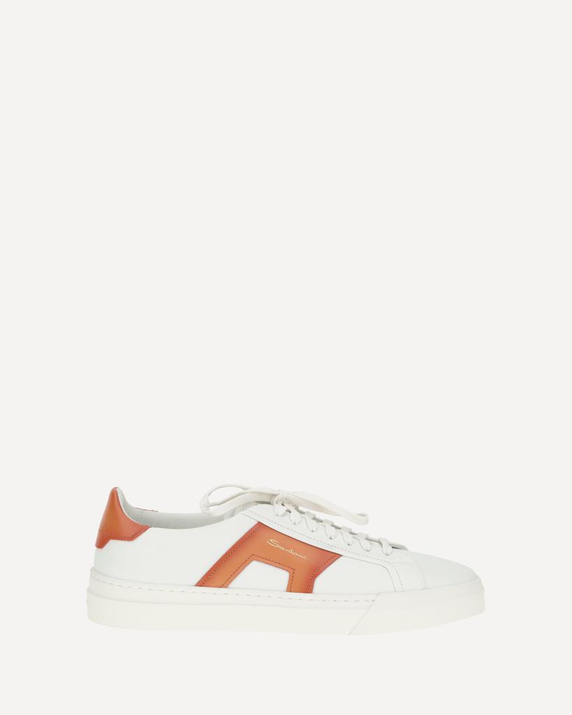 Santoni Leather Sneakers