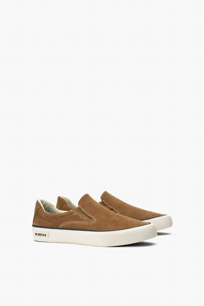 SeaVees Women's Hawthorne Slip On Cordies Sneaker In Golden Brown Corduroy 4